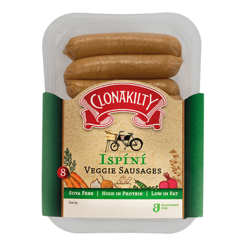 Clonakilty Ispíní Veggie Sausages (272g x 6 per box)