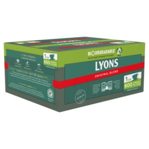 Lyons Original 600 x 1 cup catering tea bags