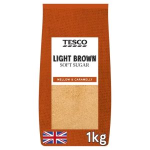 Tesco Light Brown Soft Sugar 1kg pack